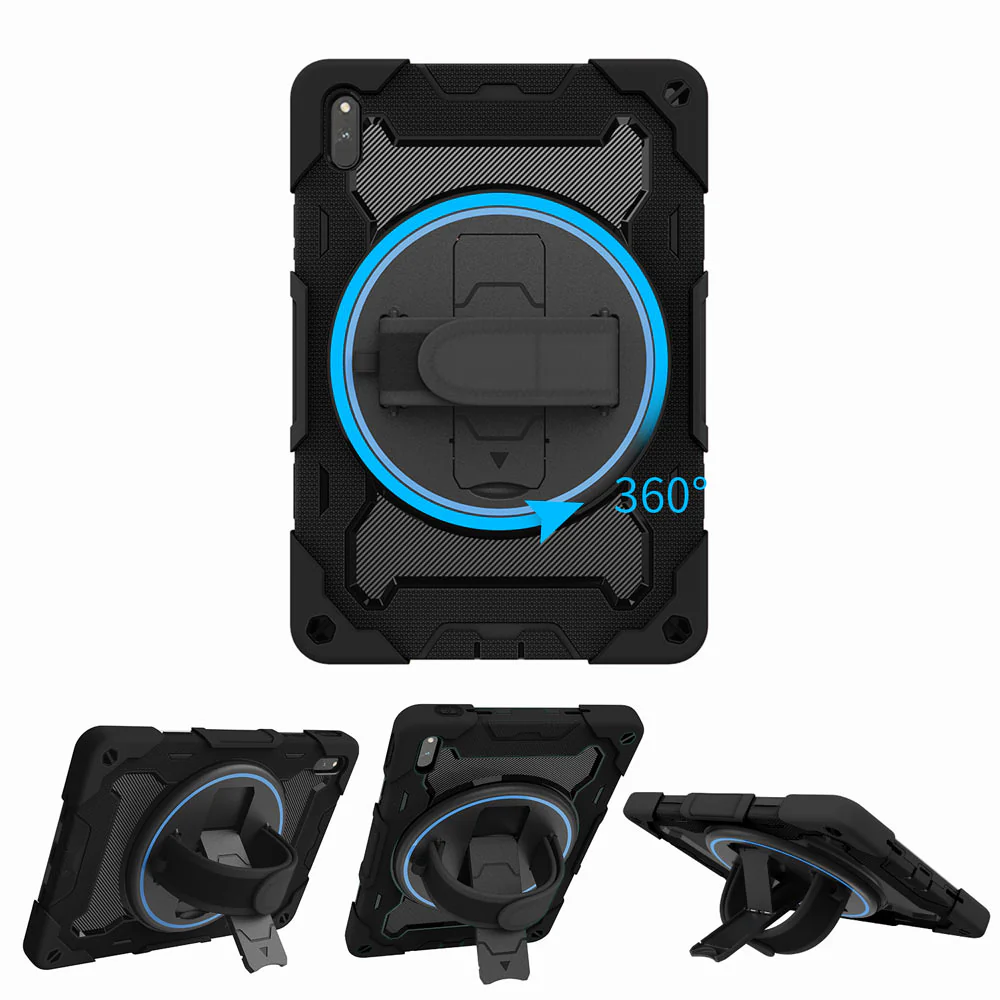 NBN-HW-MTP_DBY | Huawei MatePad 11 (2021) DBY-W09 | Ultra 3 Layers Shockproof Rugged Case with Hand Strap and Kick-Stand - Image 10