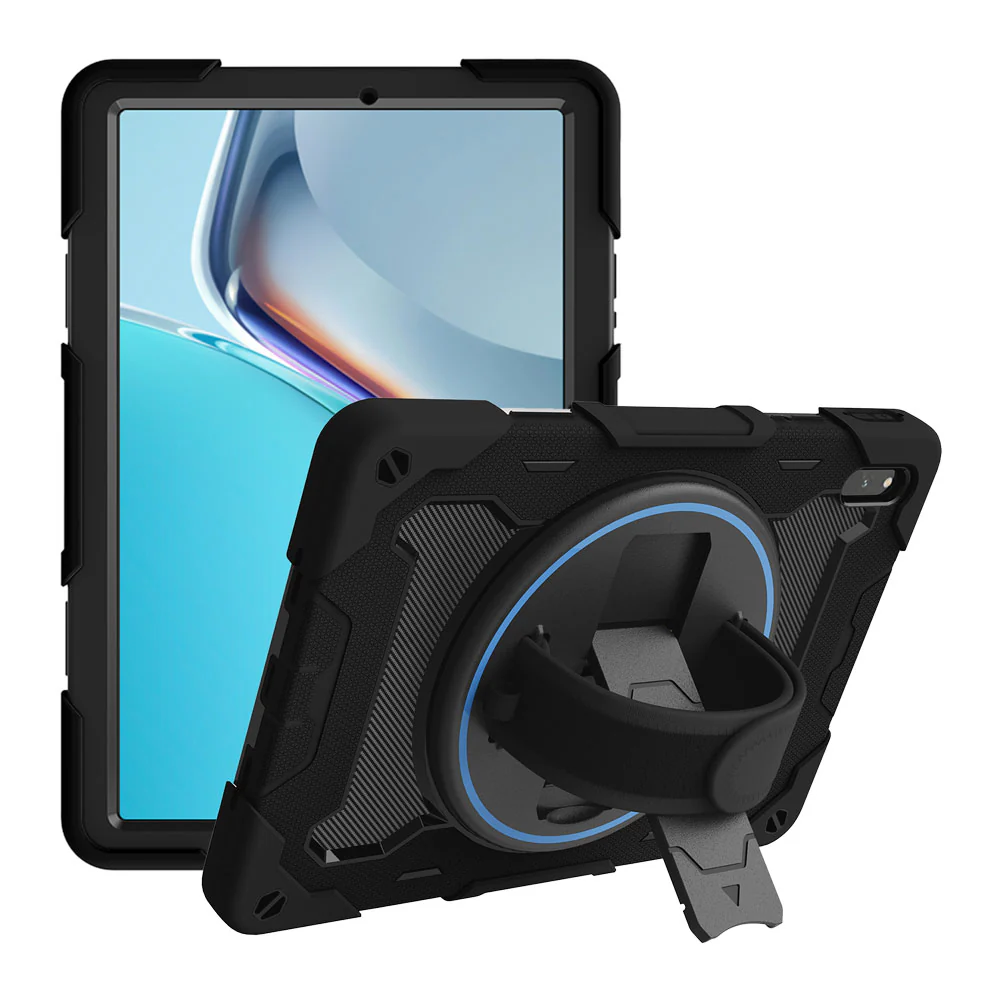NBN-HW-MTP_DBY | Huawei MatePad 11 (2021) DBY-W09 | Ultra 3 Layers Shockproof Rugged Case with Hand Strap and Kick-Stand - Image 9