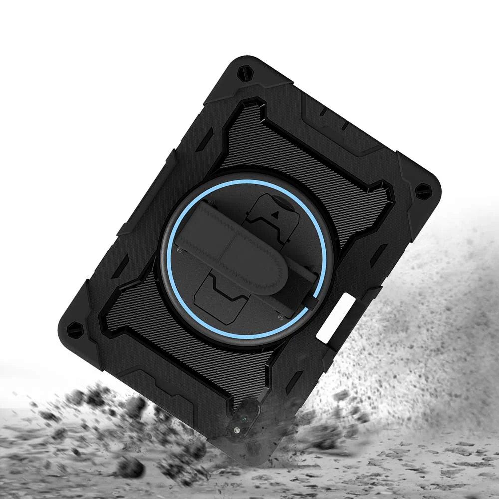 NBN-HW-MTPP-10.8 | Huawei MatePad Pro 10.8 (2021) MRR-W29 | Ultra 3 Layers Shockproof Rugged Case with Hand Strap and Kick-Stand - Image 8