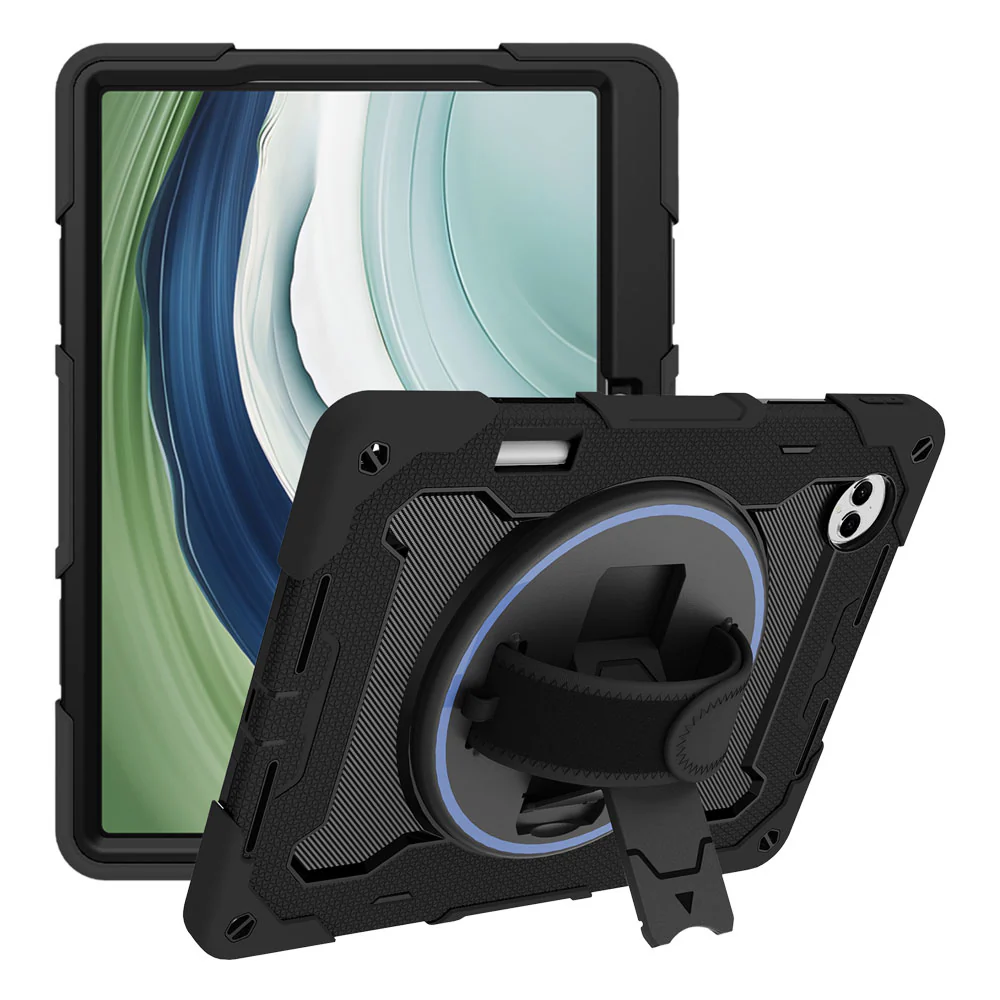 NBN-HW-MTPP-PCE | Huawei MatePad Pro 13.2 (2023) PCE-W30 / (2025) PCE-W29 | Ultra 3 Layers Shockproof Rugged Case with Hand Strap and Kick-Stand - Image 9
