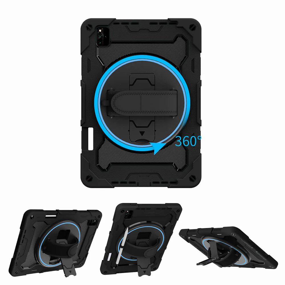 NBN-HW-MTPP-WGR | Huawei MatePad Pro 12.6 (2021) WGR-W09 / W19 / AN19 | Ultra 3 Layers Shockproof Rugged Case with Hand Strap and Kick-Stand - Image 10