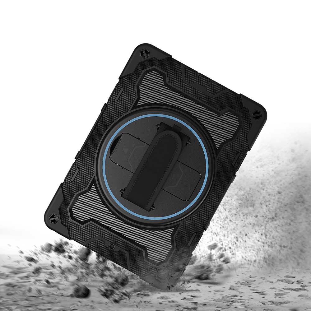 NBN-iPad-N3 | iPad 10.2 (7th & 8th & 9th Gen.) 2019 / 2020 / 2021 | Ultra 3 Layers Shockproof Rugged Case with Hand Strap and Kick-Stand - Image 8