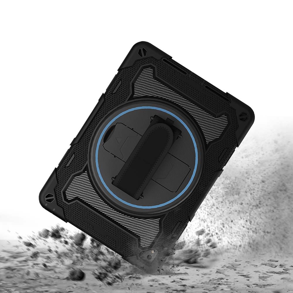 NBN-iPad-PR1 | iPad Pro 9.7 2016 | Ultra 3 Layers Shockproof Rugged Case with Hand Strap and Kick-Stand - Image 8