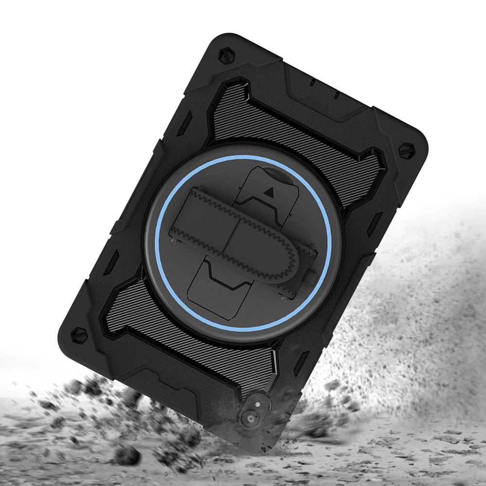 NBN-LN-P11 | Lenovo Tab P11 Plus TB-J616 | Ultra 3 Layers Shockproof Rugged Case with Hand Strap and Kick-Stand - Image 8
