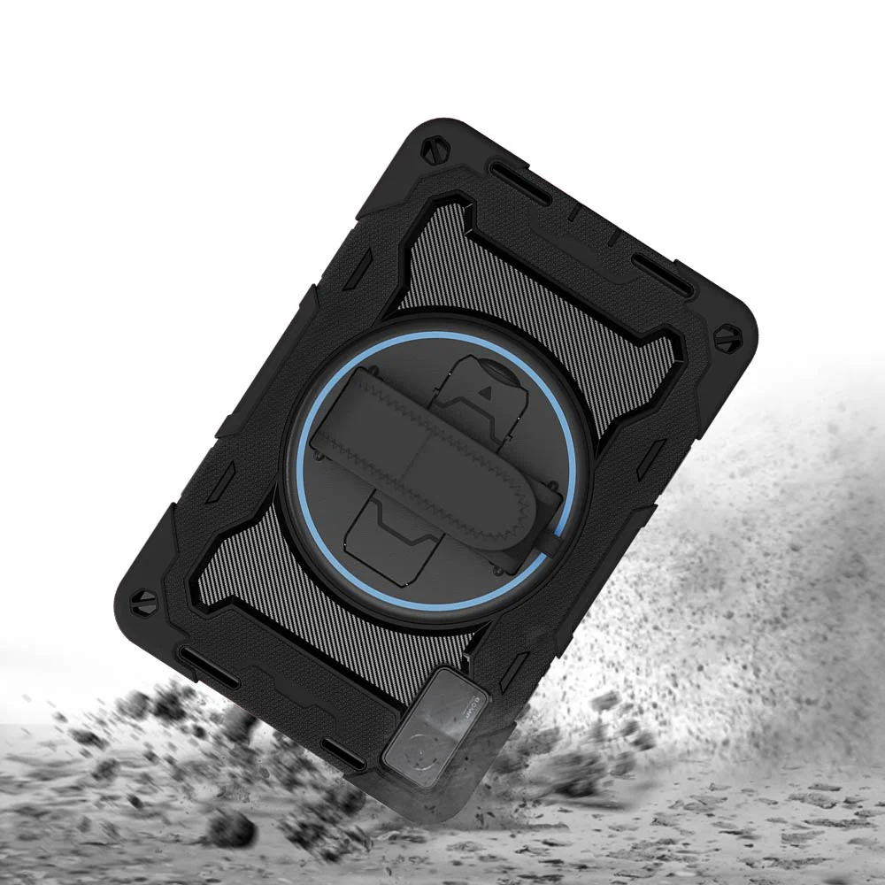 NBN-Mi-RMP | Xiaomi Redmi Pad | Ultra 3 Layers Shockproof Rugged Case with Hand Strap and Kick-Stand - Image 8