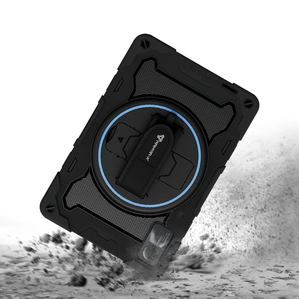 NBN-Mi-RMPSE | Xiaomi Redmi Pad SE ( 11" ) | Ultra 3 Layers Shockproof Rugged Case with Hand Strap and Kick-Stand - Image 8