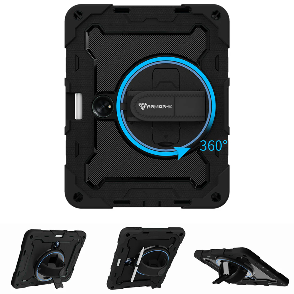 NBN-PL-PAD1 | OnePlus Pad | Ultra 3 Layers Shockproof Rugged Case with Hand Strap and Kick-Stand - Image 10