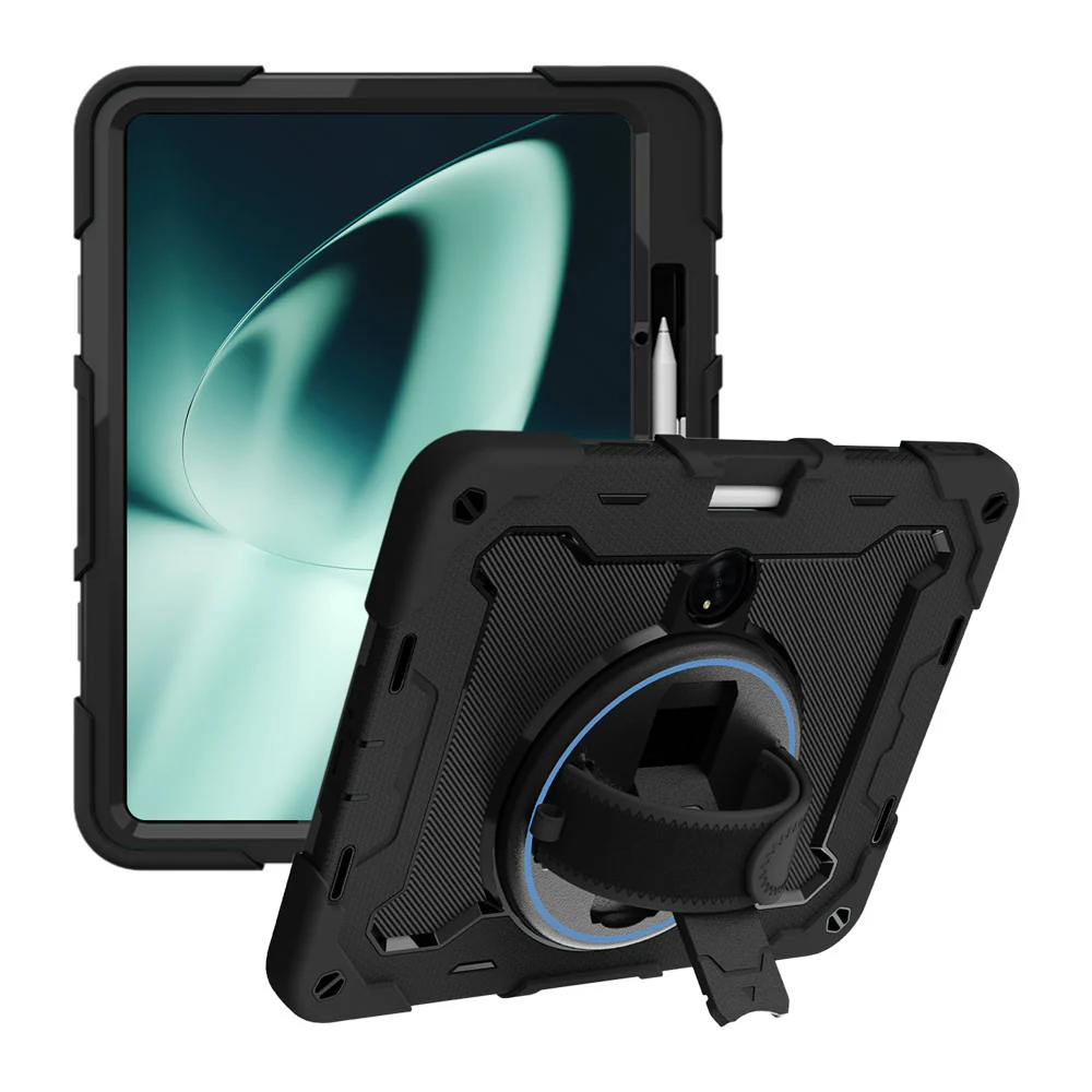 NBN-PL-PAD1 | OnePlus Pad | Ultra 3 Layers Shockproof Rugged Case with Hand Strap and Kick-Stand - Image 9
