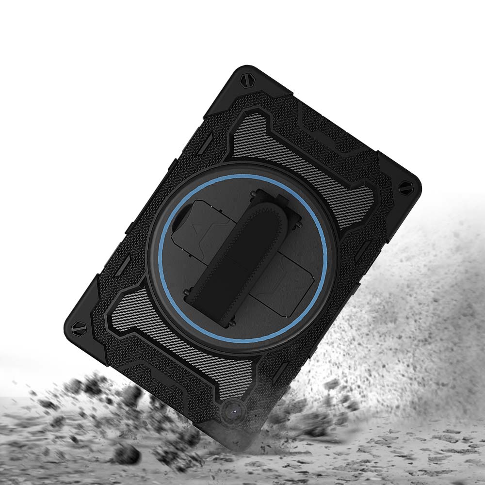 NBN-SS-X205 | Samsung Galaxy Tab A8 SM-X200 / X205 | Ultra 3 Layers Shockproof Rugged Case with Hand Strap and Kick-Stand - Image 8