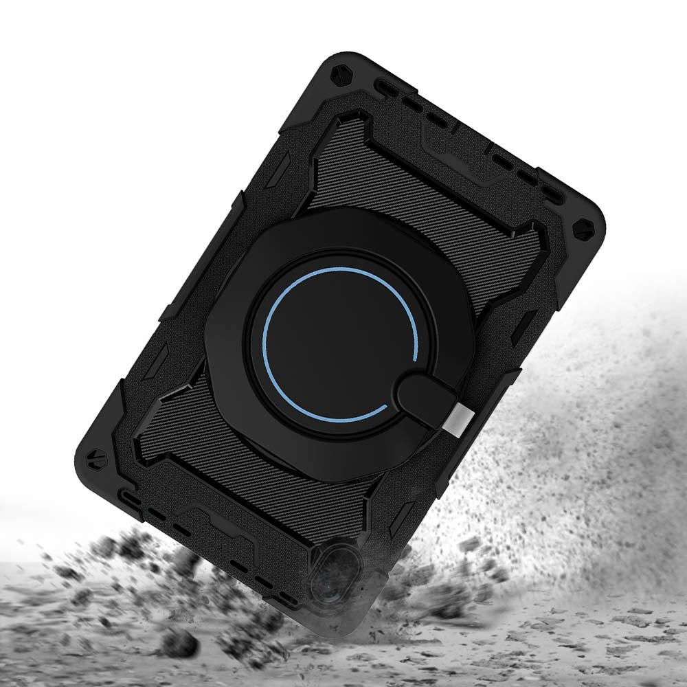 NON-HW-HN8 | Honor Pad 8 2022 ( HEY-W09 ) | Rugged Case with Kick-Stand & Folding Grip & Pencil Holder - Image 4