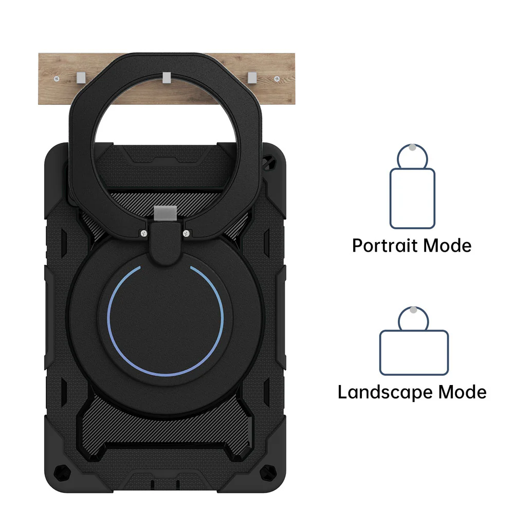 NON-HW-MTP_DBR | Huawei MatePad 11 (2023) DBR-W10 | Rugged Case with Kick-Stand & Folding Grip - Image 7