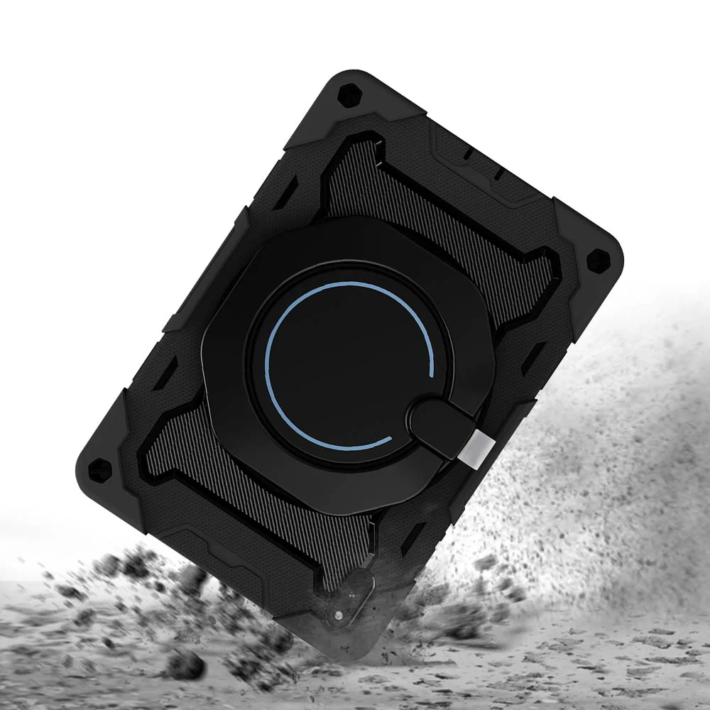 NON-HW-MTP_DBY | Huawei MatePad 11 (2021) DBY-W09 | Rugged Case with Kick-Stand & Folding Grip & Pencil Holder - Image 4