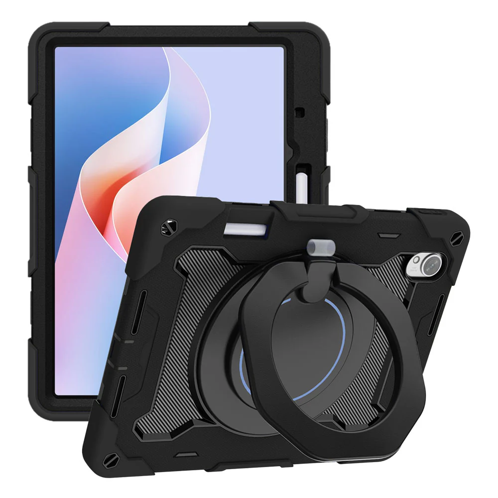 NON-HW-MTP_TGR | Huawei MatePad 11.5 S (2024) / (2025) | Rugged Case with Kick-Stand & Folding Grip & Pencil Holder - Image 4