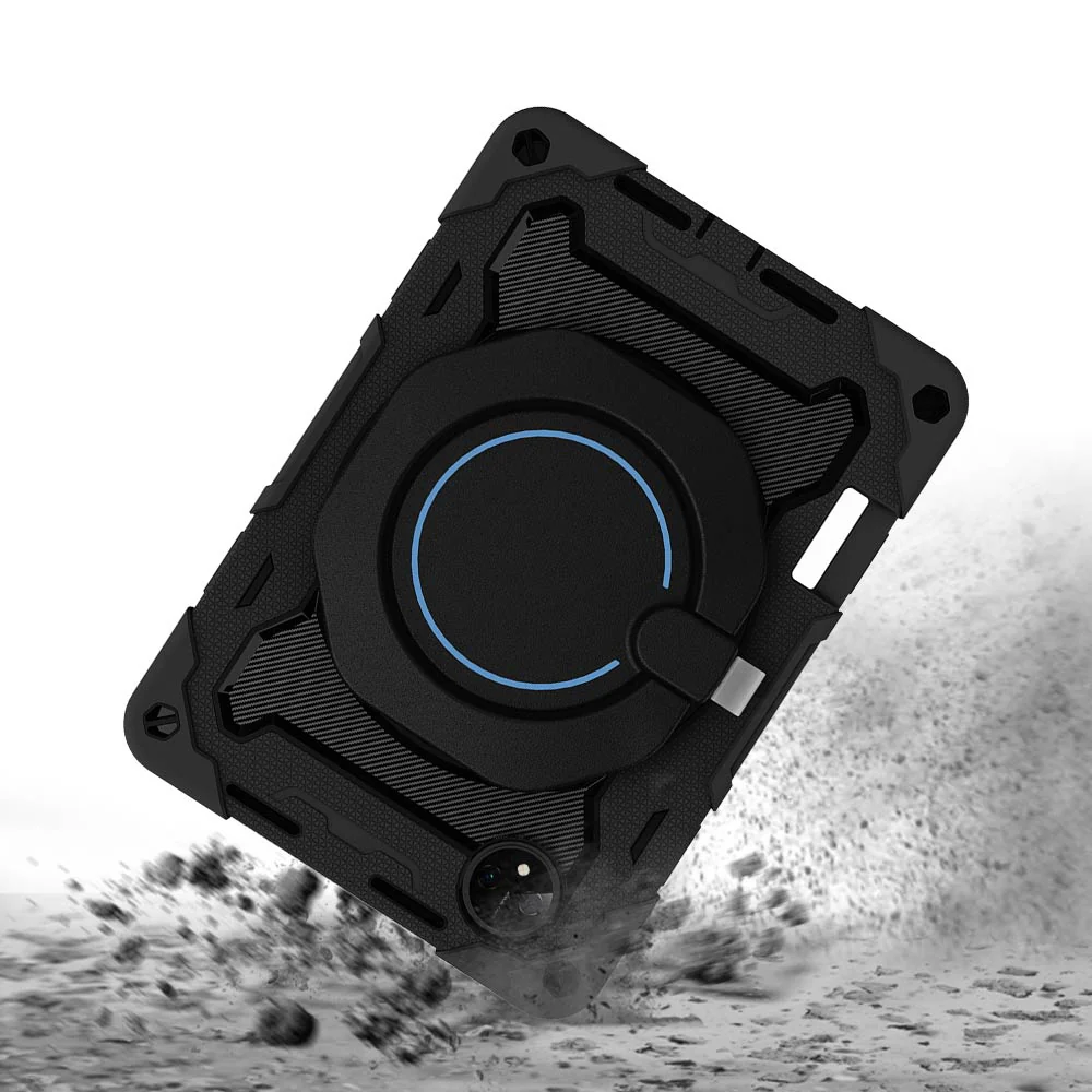NON-HW-MTPP-11 | Huawei MatePad Pro 11 (2022) | Rugged Case with Kick-Stand & Folding Grip & Pencil Holder - Image 5
