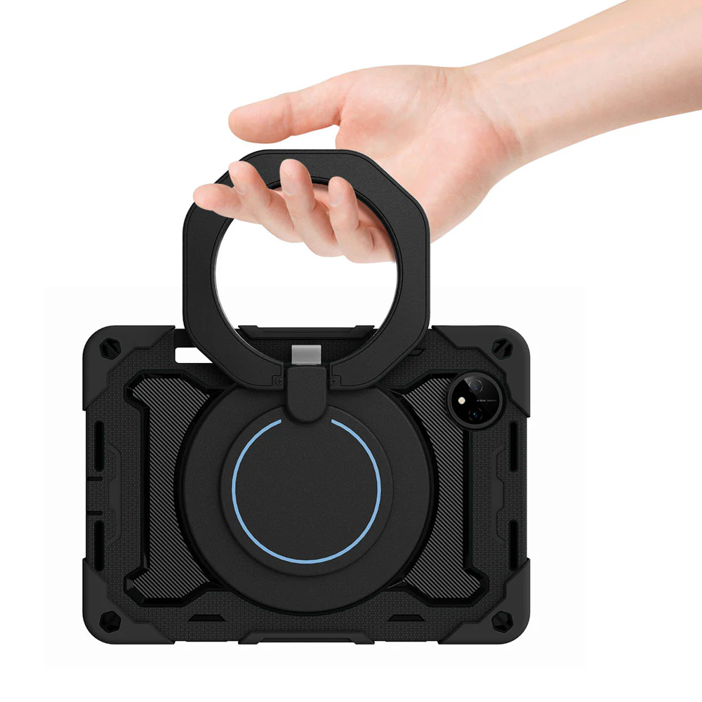 NON-HW-MTPP-11 | Huawei MatePad Pro 11 (2022) | Rugged Case with Kick-Stand & Folding Grip & Pencil Holder - Image 7