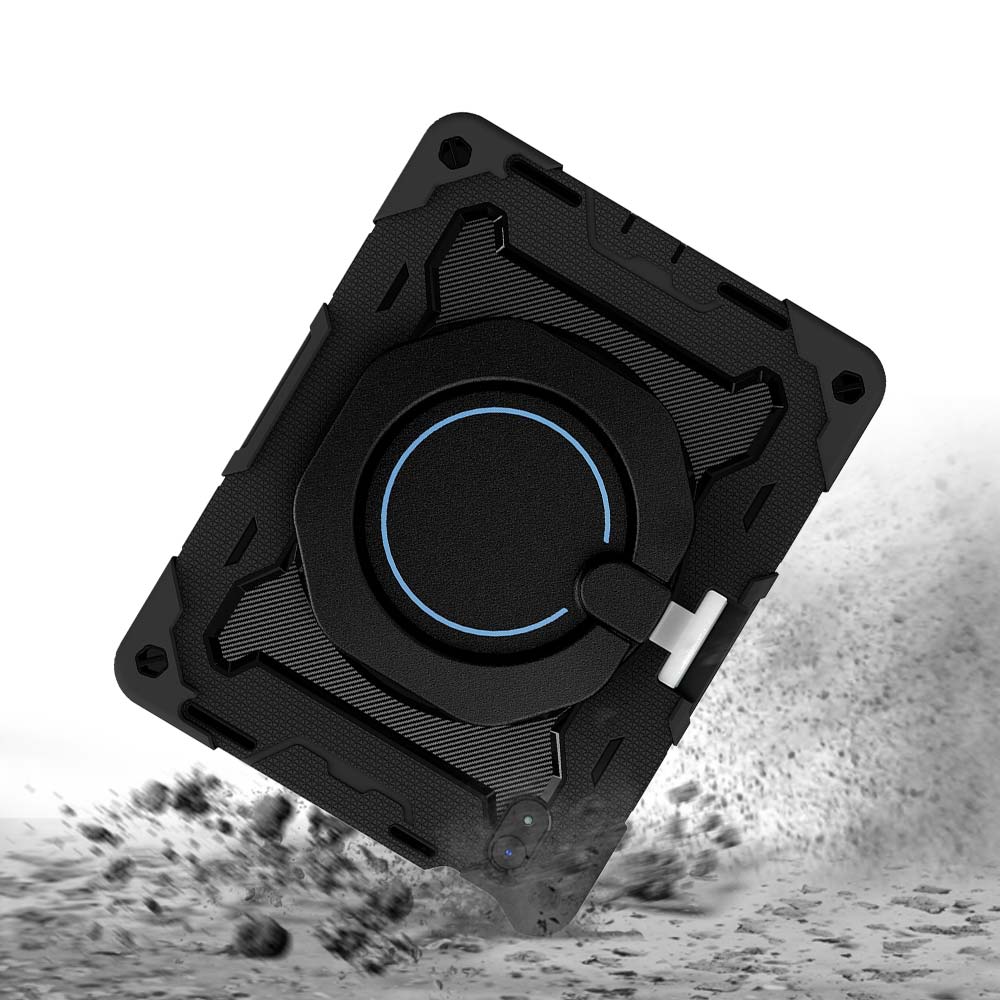 NON-iPad-N5PN | iPad 10.9 (10th Gen.) | Rugged Case with Kick-Stand & Folding Grip & Pencil Holder - Image 5