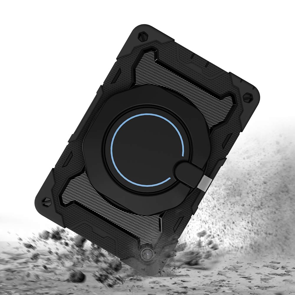 NON-LN-M10P3 | Lenovo Tab M10 Plus ( Gen3 ) TB125 / TB128 | Rugged Case with Kick-Stand & Folding Grip & Pencil Holder - Image 7