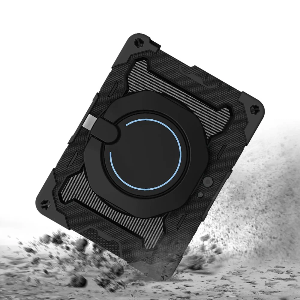 NON-MS-SFGO3 | Microsoft Surface Go 4 / Go 3 / Go 2 / Go | Rugged Case with Kick-Stand & Folding Grip & Pencil Holder - Image 6