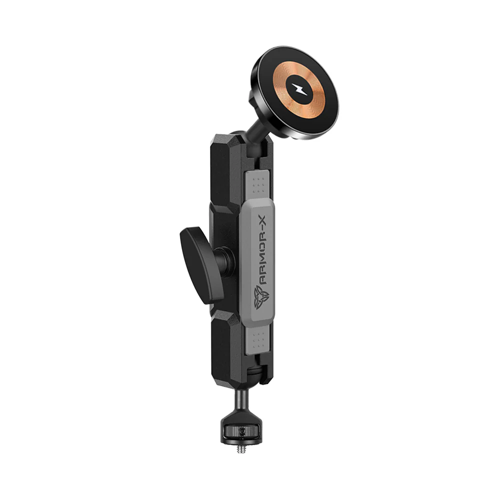 P10MS03 | Heavy-Duty 1/4" M6 Threaded Mount | MagSafe / Pixelsnap 15W Fast Charger | ONE-LOCK for iPhone & Smartphone - Image 11