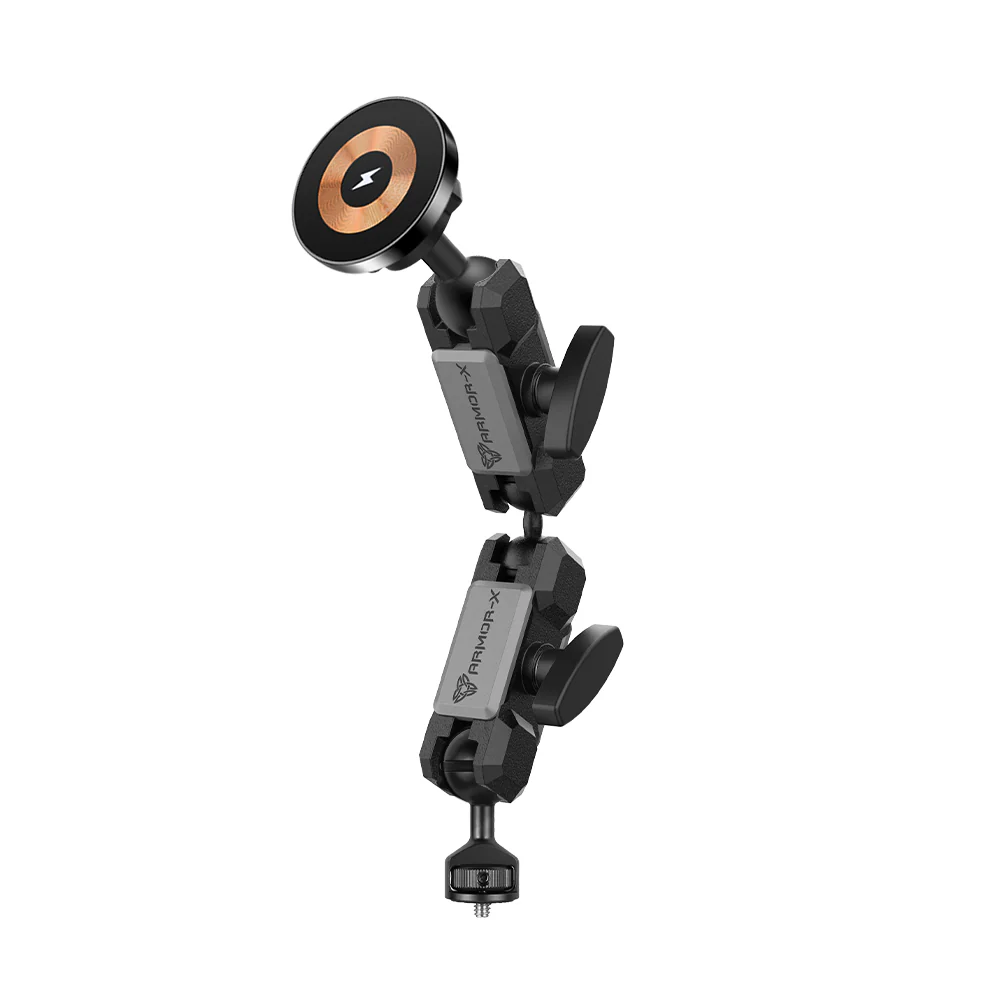 P10MS03 | Heavy-Duty 1/4" M6 Threaded Mount | MagSafe / Pixelsnap 15W Fast Charger | ONE-LOCK for iPhone & Smartphone - Image 12