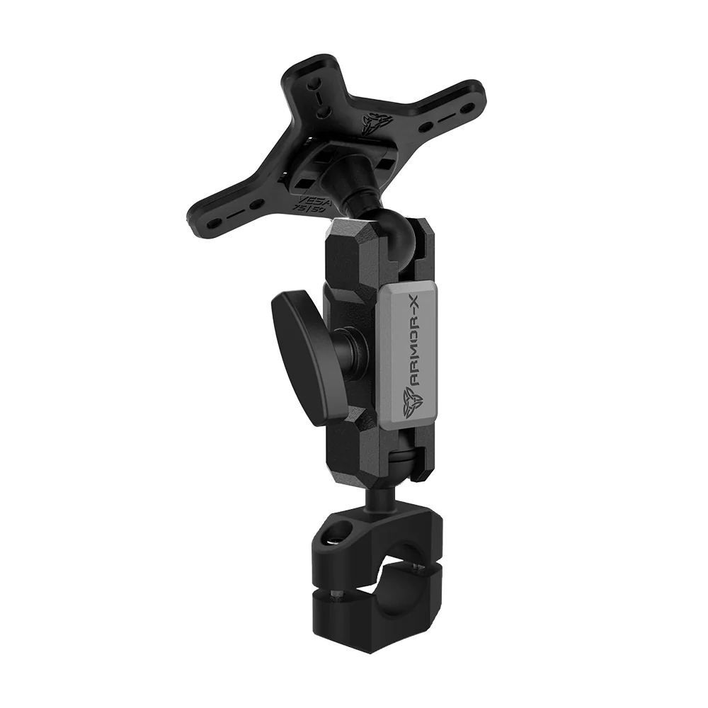VSA-P14 | Rail Bar VESA Mount * SMALL ( 75x75mm | 50x50mm ) | ⌀17-28mm | Design for Tablet