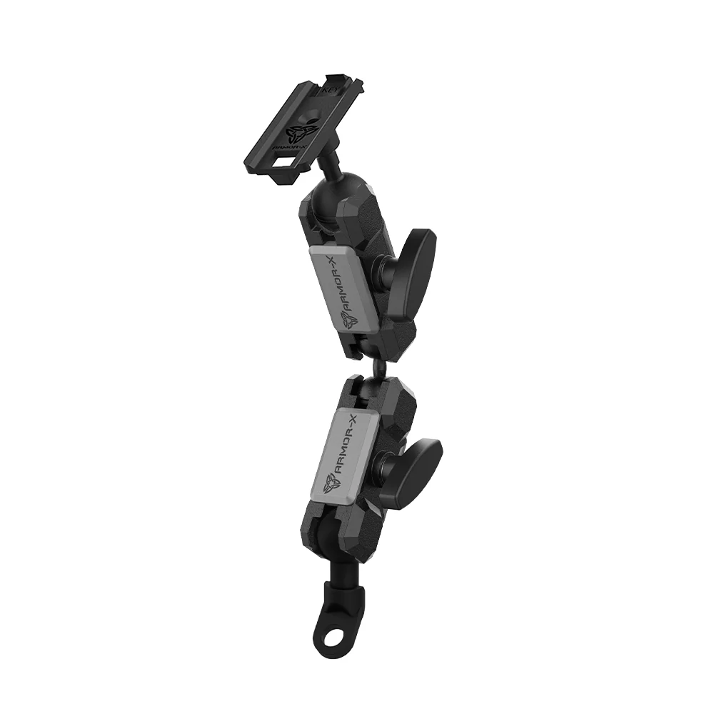 P19K | Heavy-Duty Motorcycle Mirror Titled Bolt Head Mount | ONE-LOCK for Phone - Image 16