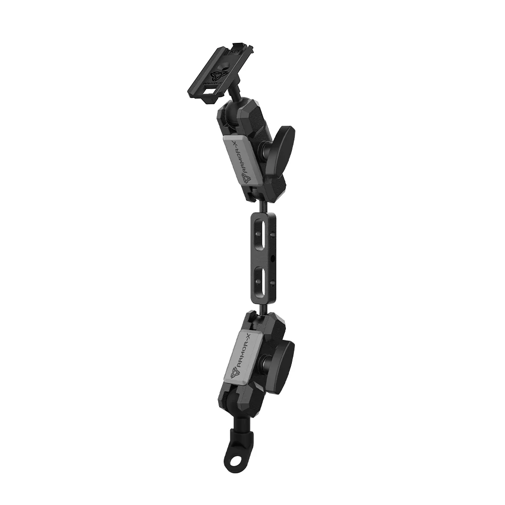 P19K | Heavy-Duty Motorcycle Mirror Titled Bolt Head Mount | ONE-LOCK for Phone - Image 17
