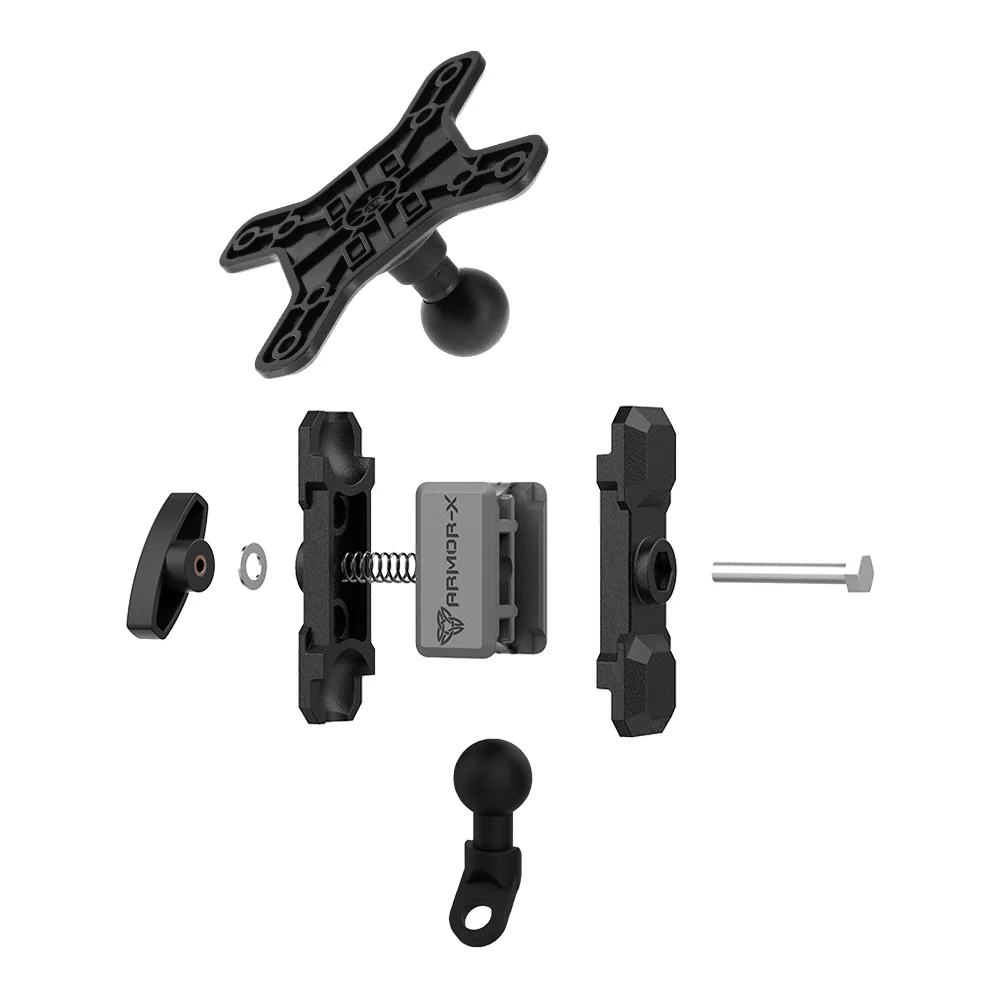 VSA-P19 | Motorcycle Mirror VESA Mount ( 75x75mm | 50x50mm ) | Design for Tablet - Image 8