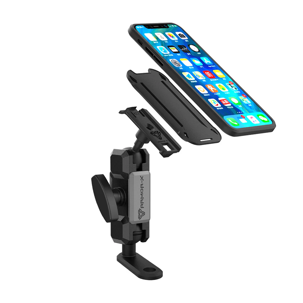 P20K | Heavy-Duty Motorcycle Mirror or Pinchbolt Mount | ONE-LOCK for Phone - Image 11