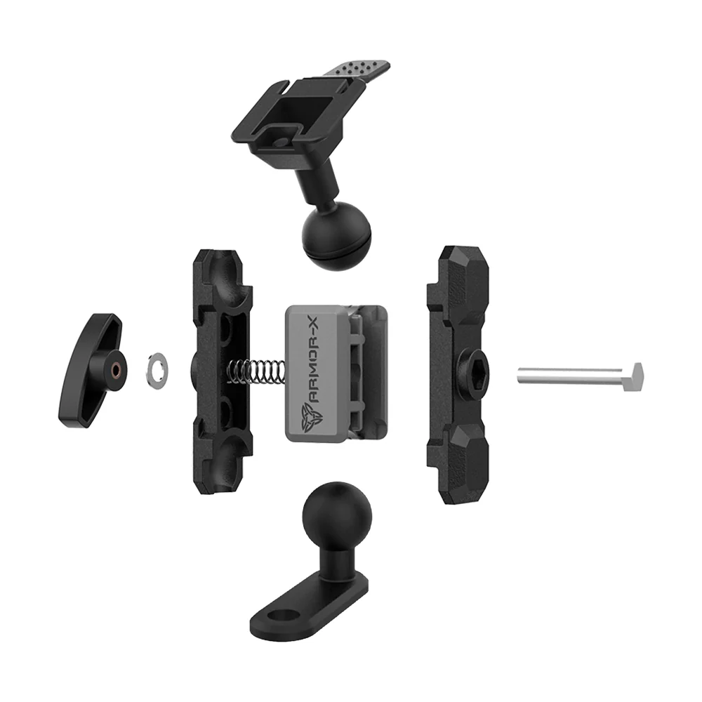 P20T | Heavy-Duty Motorcycle Mirror or Pinchbolt Mount | ONE-LOCK for Tablet - Image 12