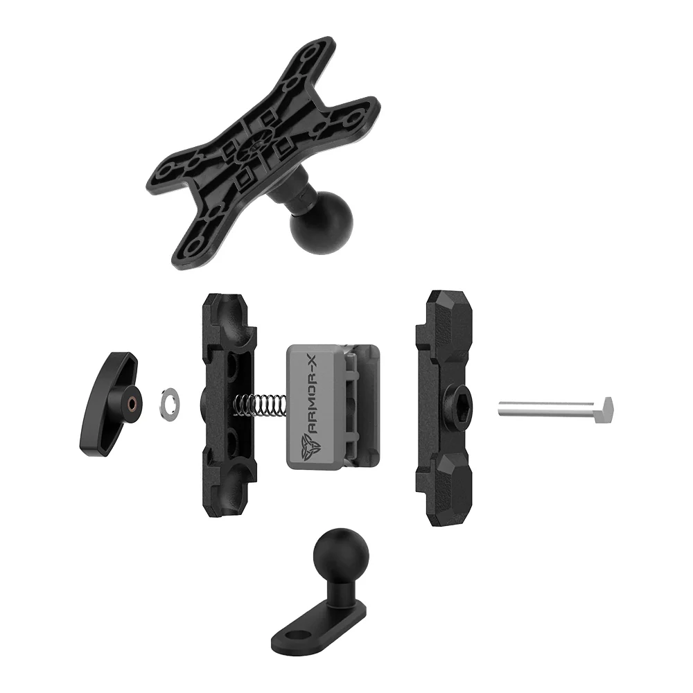 VSA-P20 | Motorcycle Mirror VESA Mount ( 75x75mm | 50x50mm ) | Design for Tablet - Image 9