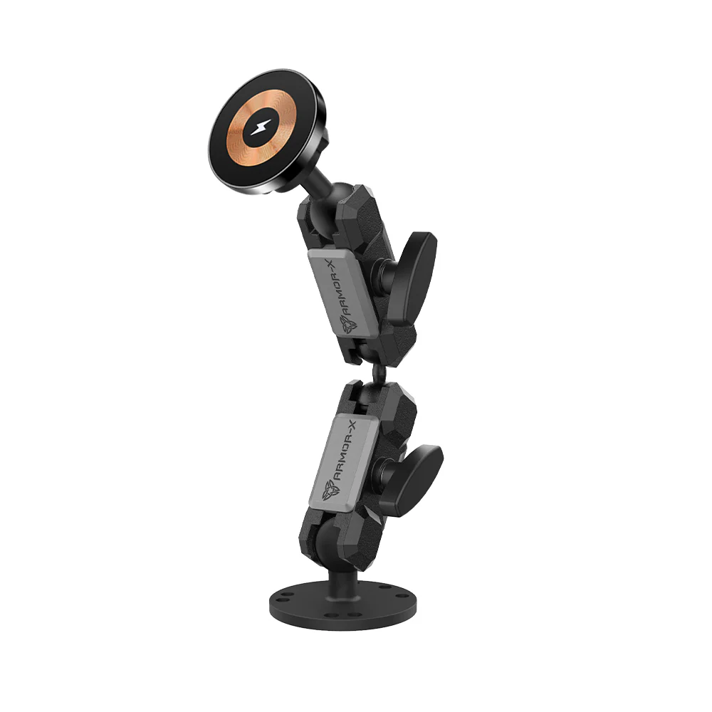 P22MS03 | Heavy-Duty 2.5" round plate AMPS PixelSnap 15W Fast Charger Mount | ONE-LOCK for Google Pixel Smartphone - Image 10