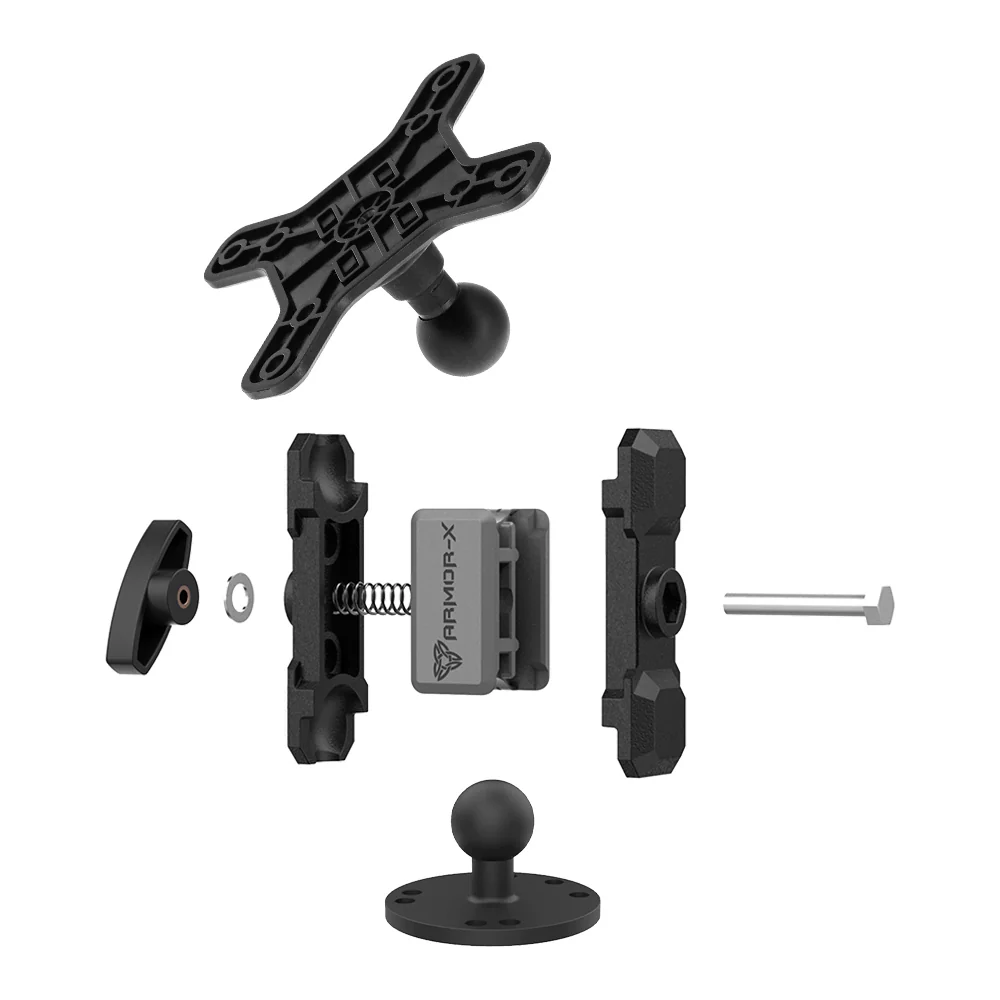 VSA-P22 | 2.5" Round Plate AMPS VESA Mount ( 75x75mm | 50x50mm ) | Design for Tablet - Image 7