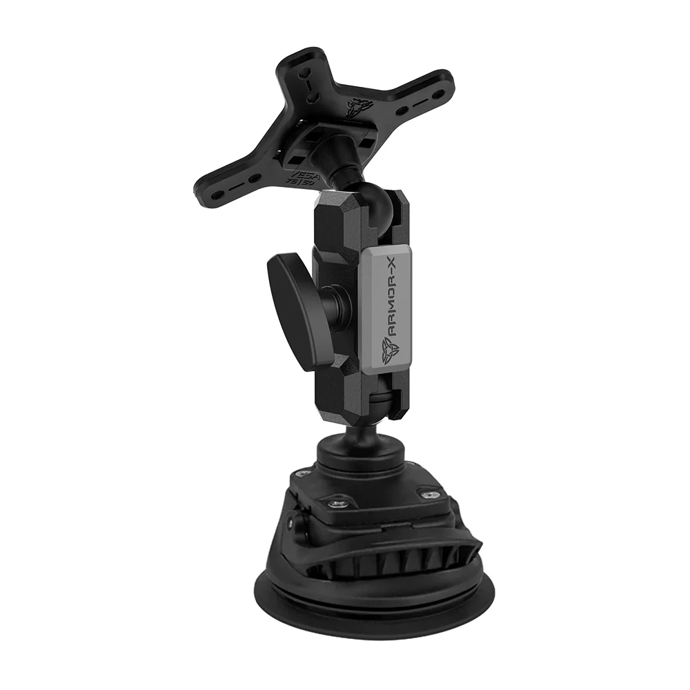 VSA-P23 | Strong Suction Cup VESA Mount ( 75x75mm | 50x50mm ) | Design for Tablet