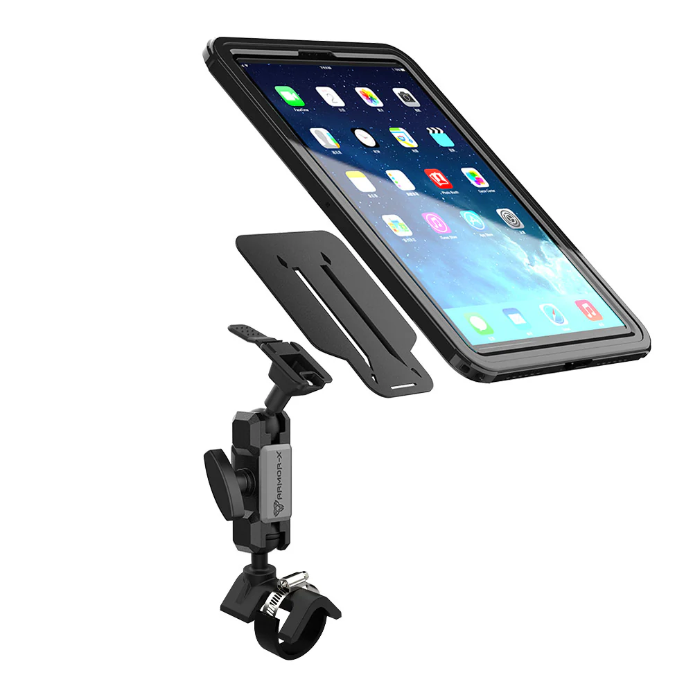 P24T | Heavy-Duty Handle Bar Rail Mount | ⌀21-70mm | ONE-LOCK for Tablet - Image 11