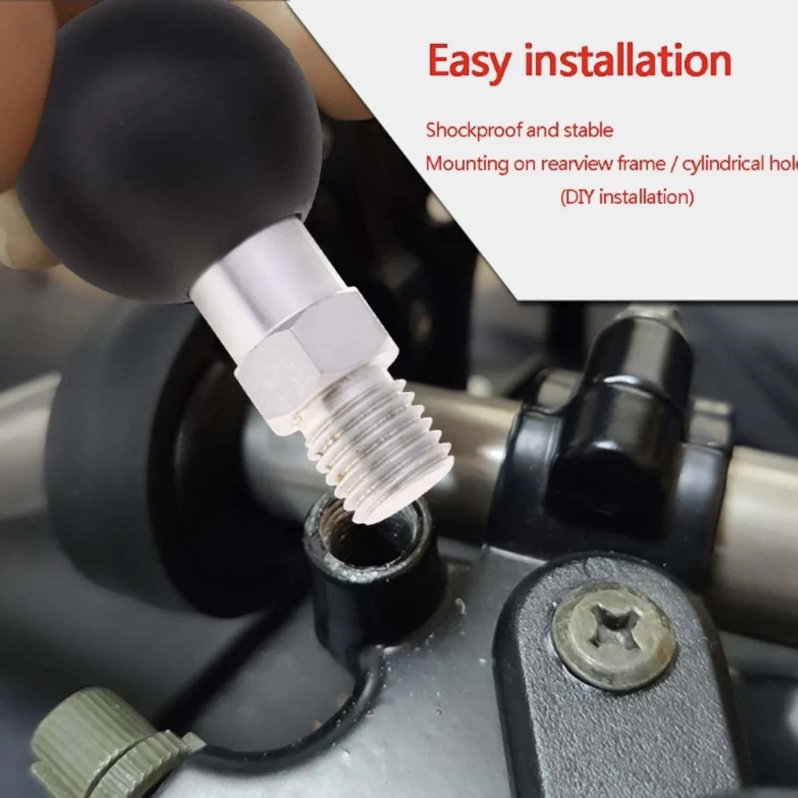 P28K | Heavy-Duty M10 Male Thread Mount | ONE-LOCK for Phone - Image 3