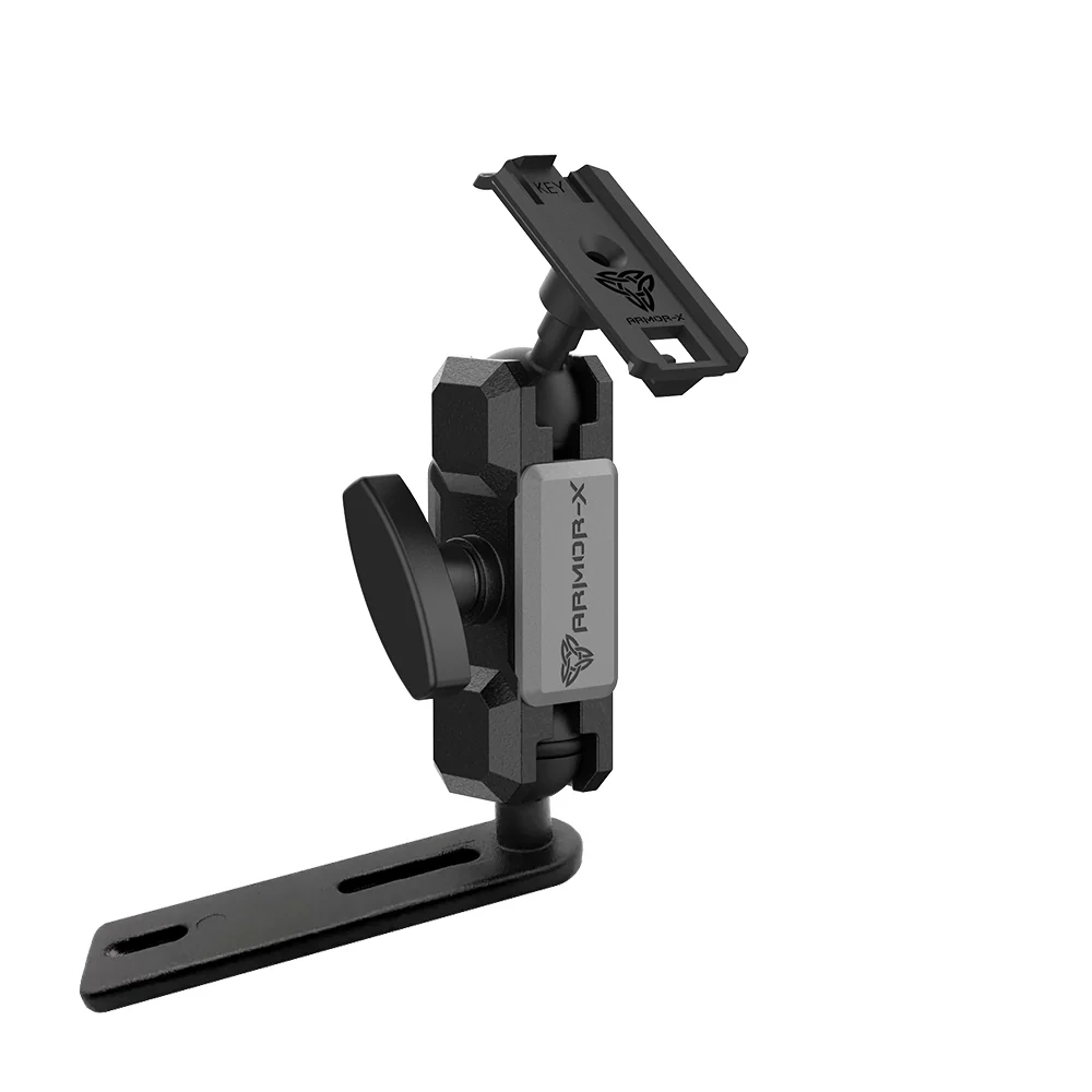 P29K | Heavy-Duty Motorcycle brake/clutch Reservoir Cover Mount | ONE-LOCK for Phone