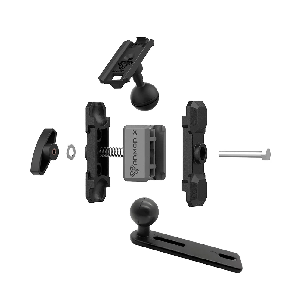 P29K | Heavy-Duty Motorcycle brake/clutch Reservoir Cover Mount | ONE-LOCK for Phone - Image 11
