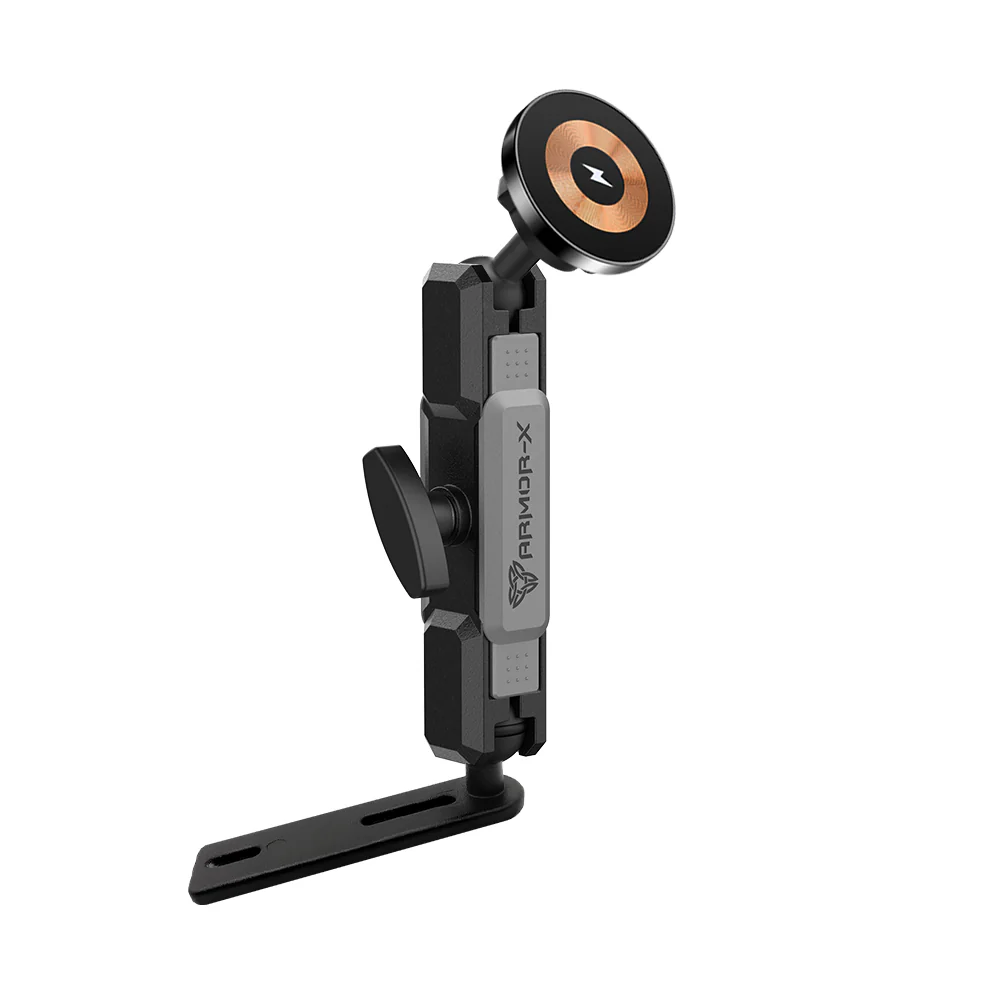 P29MS03 | Heavy-Duty Motorcycle brake/clutch Reservoir Cover Mount | MagSafe / Pixelsnap 15W Fast Charger | ONE-LOCK for iPhone & Smartphone - Image 11
