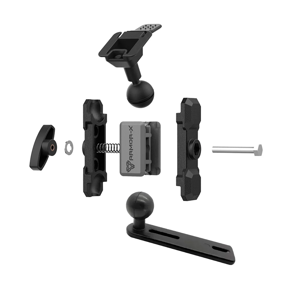 P29T | Heavy-Duty Motorcycle brake/clutch Reservoir Cover Mount | ONE-LOCK for Tablet - Image 12