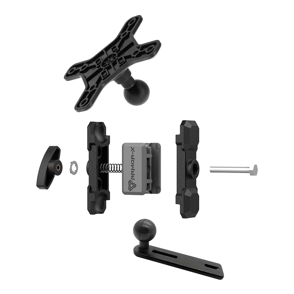 VSA-P29 | Motorcycle Handlebar Pump VESA Mount ( 75x75mm | 50x50mm ) | Design for Tablet - Image 9