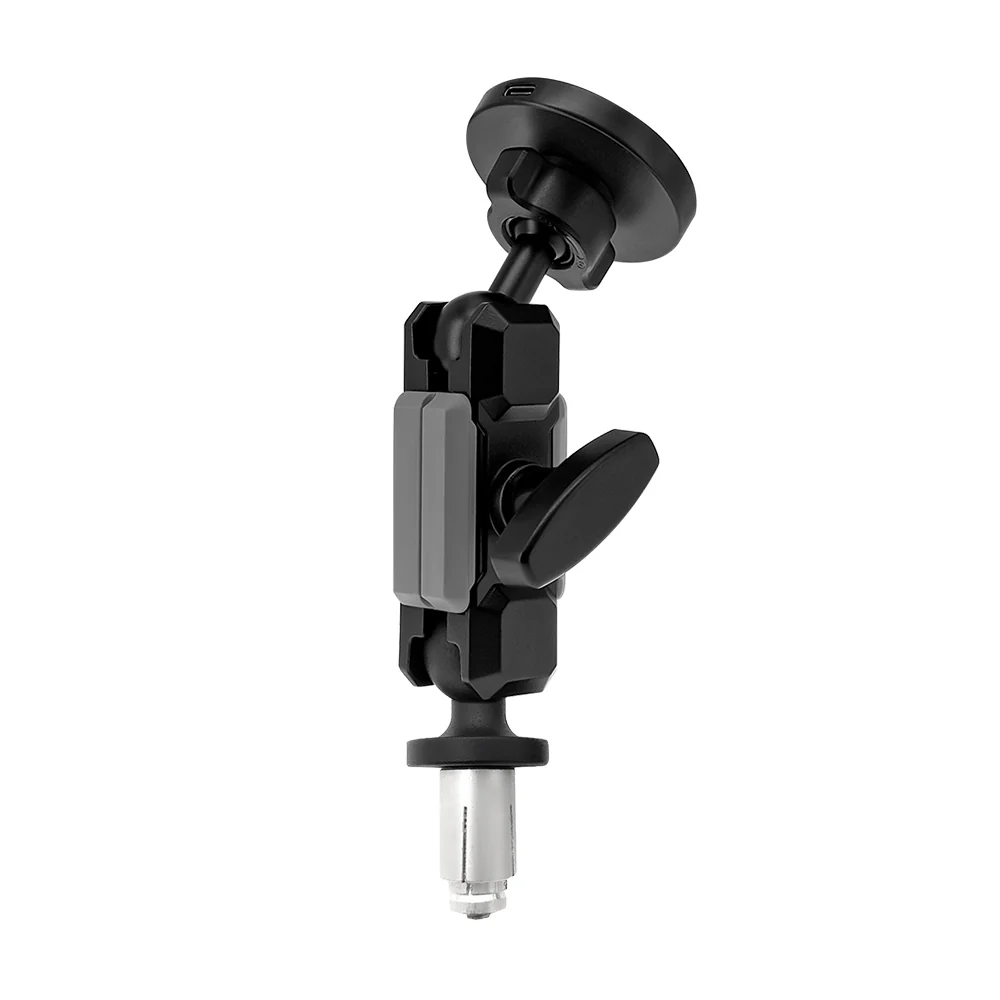 P30MS03 | Heavy-Duty Motorcycle Fork Stem Mount | MagSafe / Pixelsnap 15W Fast Charger | ONE-LOCK for iPhone & Smartphone - Image 10