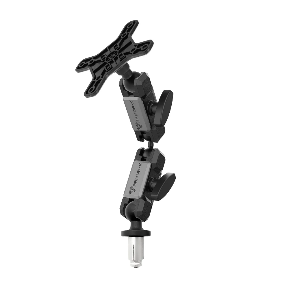 VSA-P30 | Motorcycle Handlebar Pump VESA Mount ( 75x75mm | 50x50mm ) with Fork Stem Base | Design for Tablet - Image 11