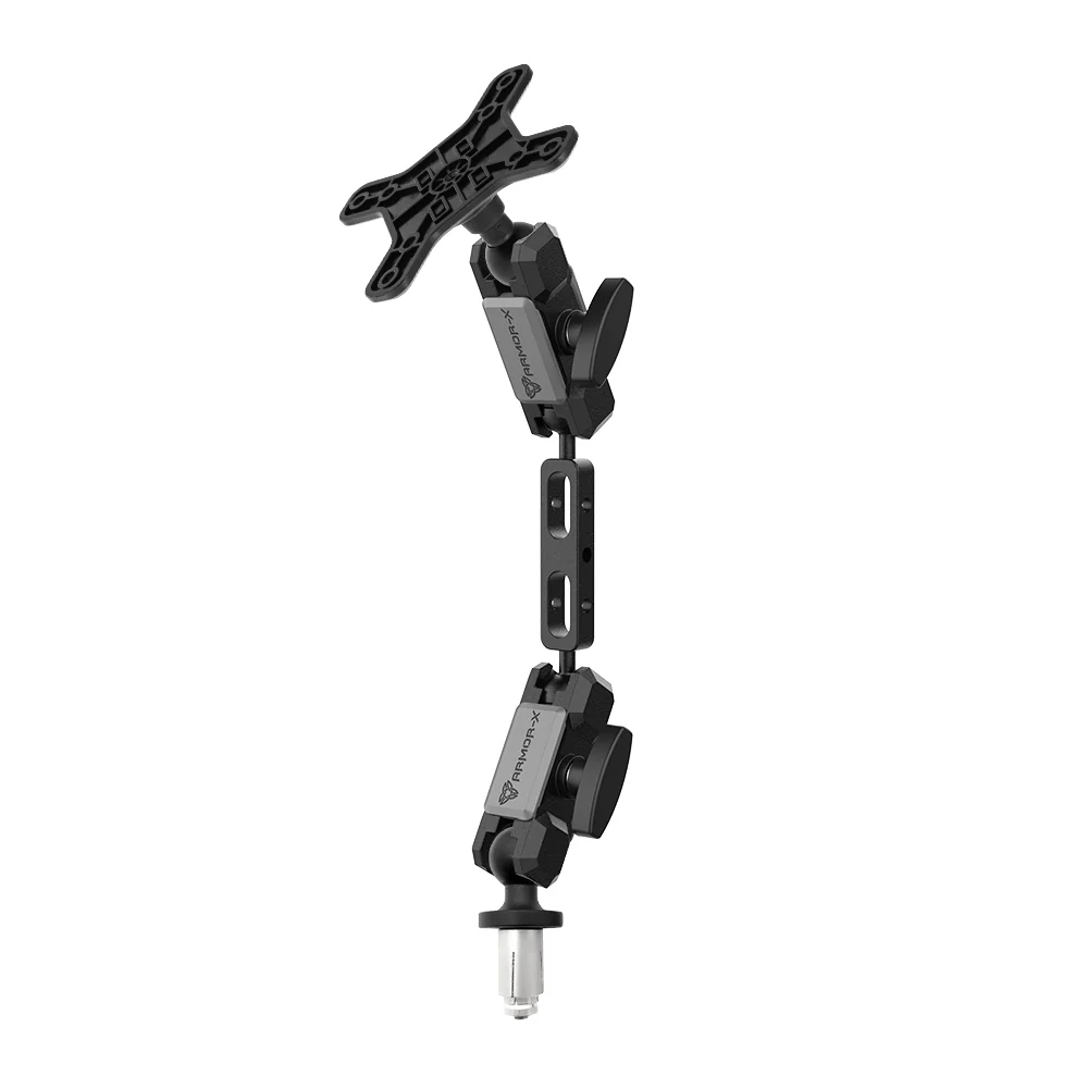 VSA-P30 | Motorcycle Handlebar Pump VESA Mount ( 75x75mm | 50x50mm ) with Fork Stem Base | Design for Tablet - Image 12
