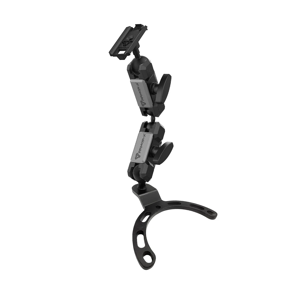 P31K  | Heavy-Duty Motorcycle Fuel / Oil Tank Mount * SMALL | ONE-LOCK for Phone - Image 12
