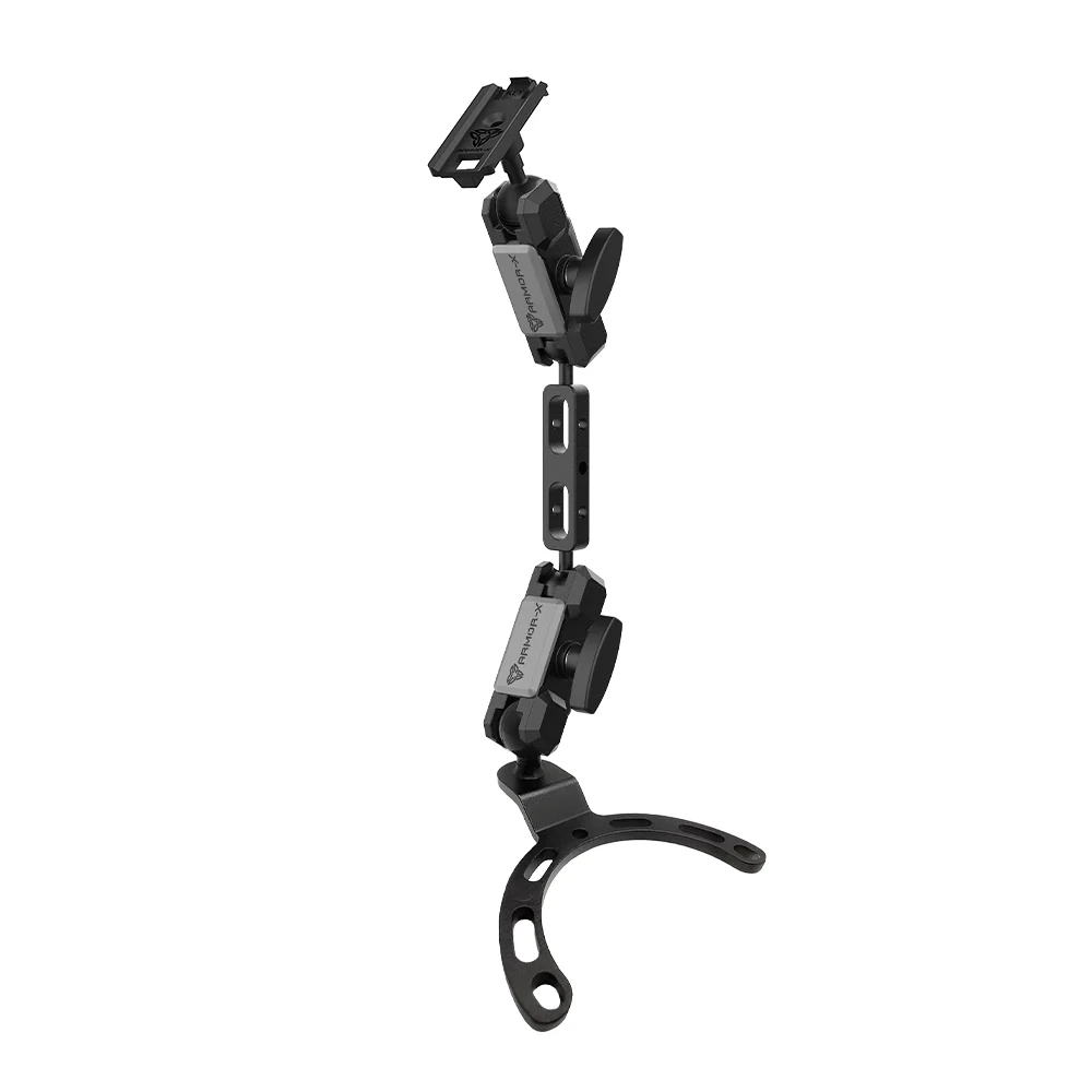 P31K  | Heavy-Duty Motorcycle Fuel / Oil Tank Mount * SMALL | ONE-LOCK for Phone - Image 13