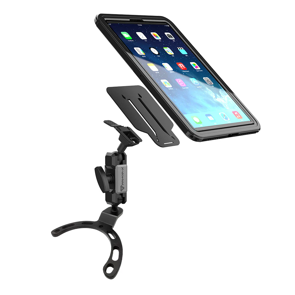 P31T | Heavy-Duty Motorcycle Fuel / Oil Tank Mount * SMALL | ONE-LOCK for Tablet - Image 10
