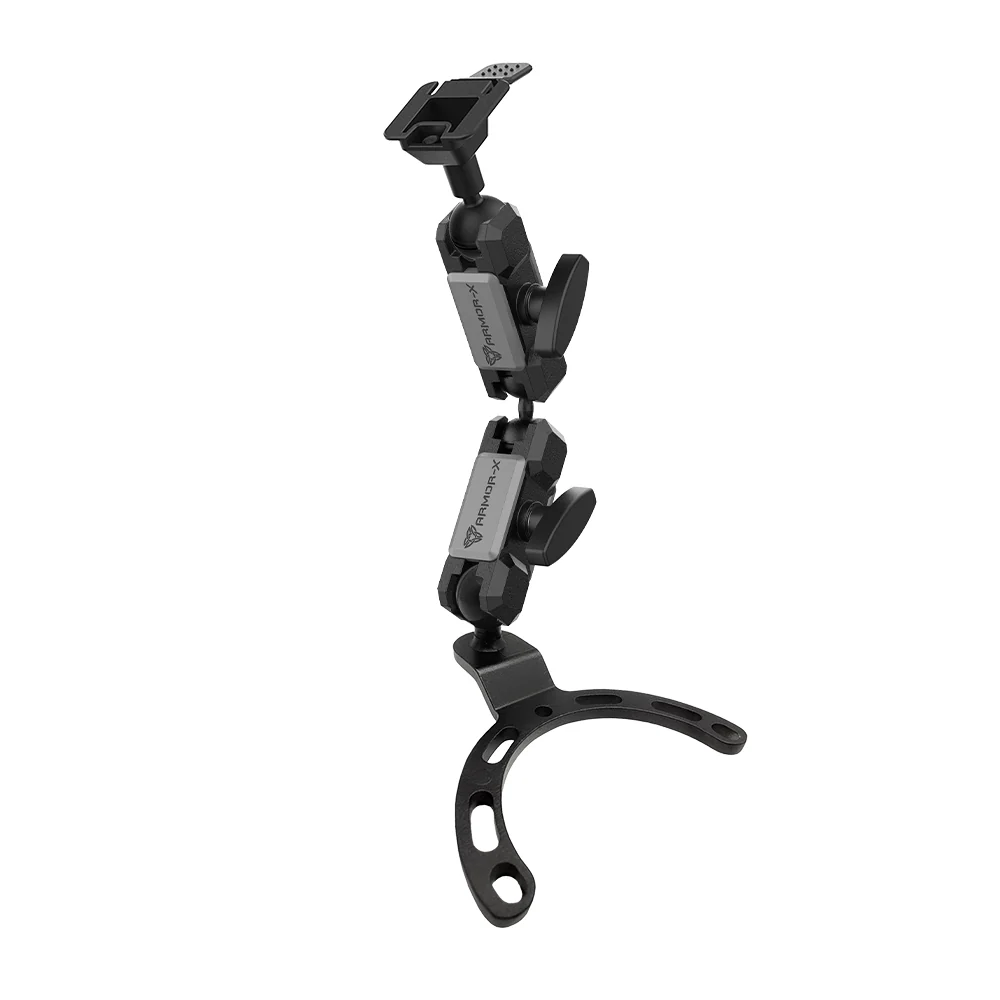 P31T | Heavy-Duty Motorcycle Fuel / Oil Tank Mount * SMALL | ONE-LOCK for Tablet - Image 13