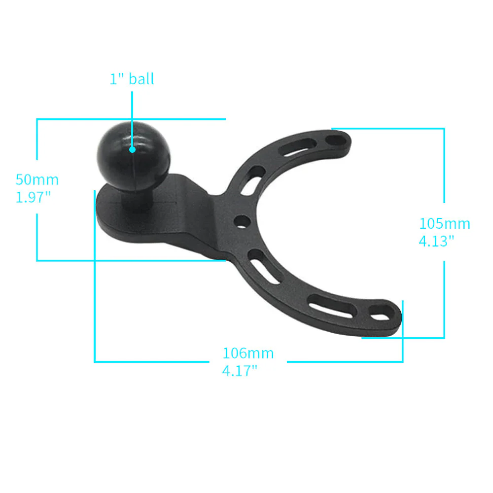 P31UP | Motorcycle Fuel Tank Cap Universal Mount * SMALL | Design for Phone - Image 2