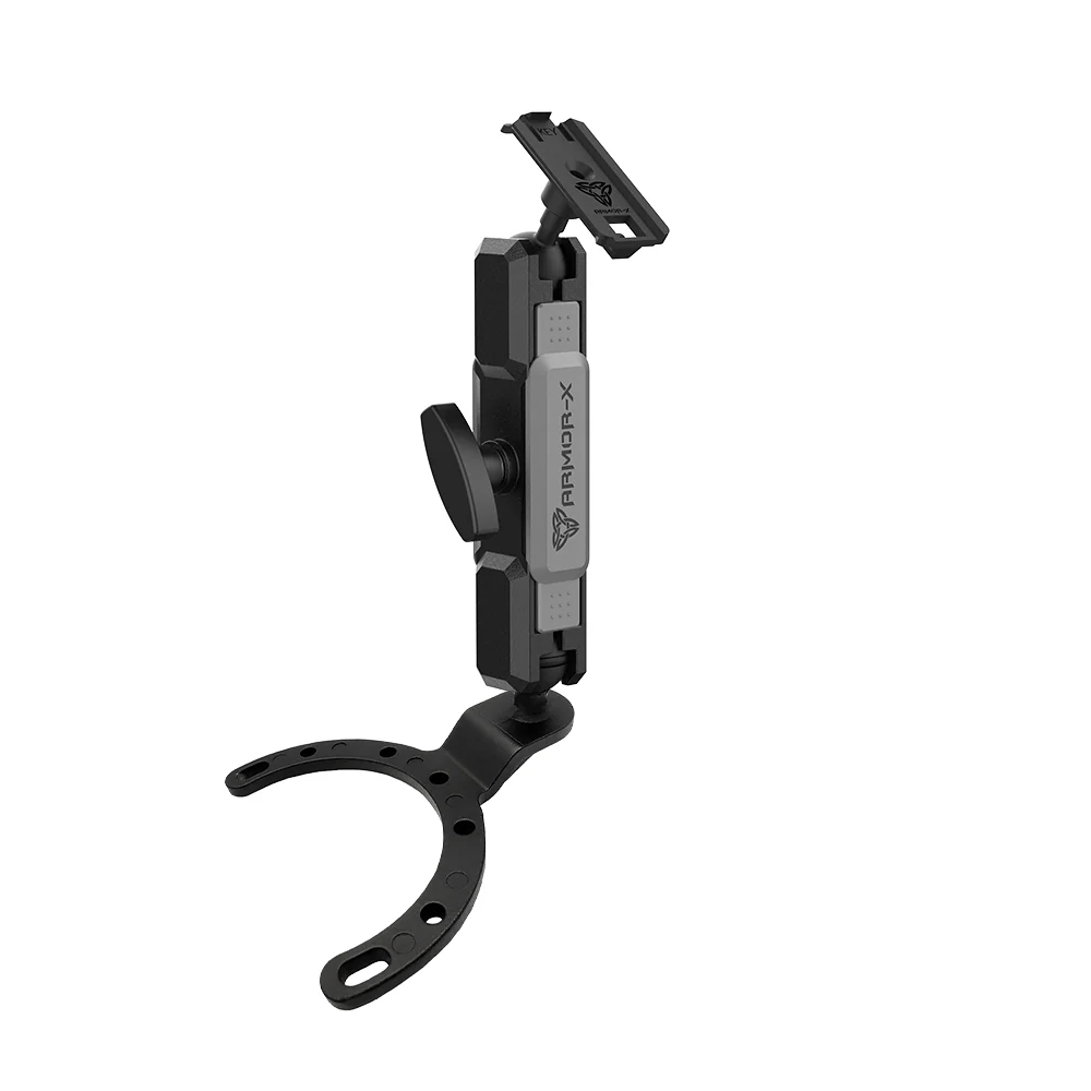 P32K | Heavy-Duty Motorcycle Fuel / Oil Tank Mount * LARGE | ONE-LOCK for Phone - Image 11